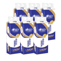 Heart printing BT910 roll paper toilet paper special soft 4 layers 140 grams 10 grains 6 to 140 grams 60 rolls whole bag