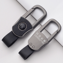 Male High-end Car Key Buckle Genuine Leather Chain Pendant Creative Personality Modern minimalist application Mercedes Benz Honda Audi