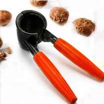 Wooden handle funnel type size walnut clip nut clip pecan pliers hazelnut clip crusher whole grain Sheller