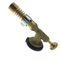 Stainless steel welding artifact high temperature household portable all copper card type fire gun head outdoor welding gun brazing welding