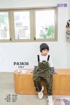 2022 new denim camouflak back with pants boy girls Korean version trendy fashion