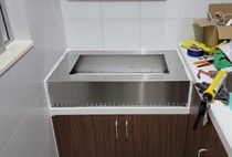 Gas stove bracket 304 stainless steel stove base table without opening