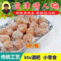 Yanjin lover plum 1000g whole box wholesale pearl plum yogurt plum ktv bar snacks 5kg bulk