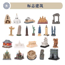 Mental Sand Trays Sand Furniture Logo building White House Liberty Goddess Roman Column Triumph Gate Red Square Cathedral Model