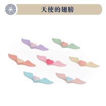 Angels wings parent-child share the blue jacket A purple