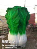 Resin Cartoon Sculpture GRP Great Cabbage Emulation Sculpture Melon Fruits Vegetable garden Botanical Garden Swaying Pieces