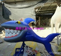 Spot fish GRP sculpture Painted Simulation Shark Dolphin Marine Museum Water Park Water Park Greet-in Sculpture Pendulum 9