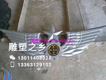 GRP sculptures Air Force badges Pilot logo to be made with various badges signage Army badges reliefs