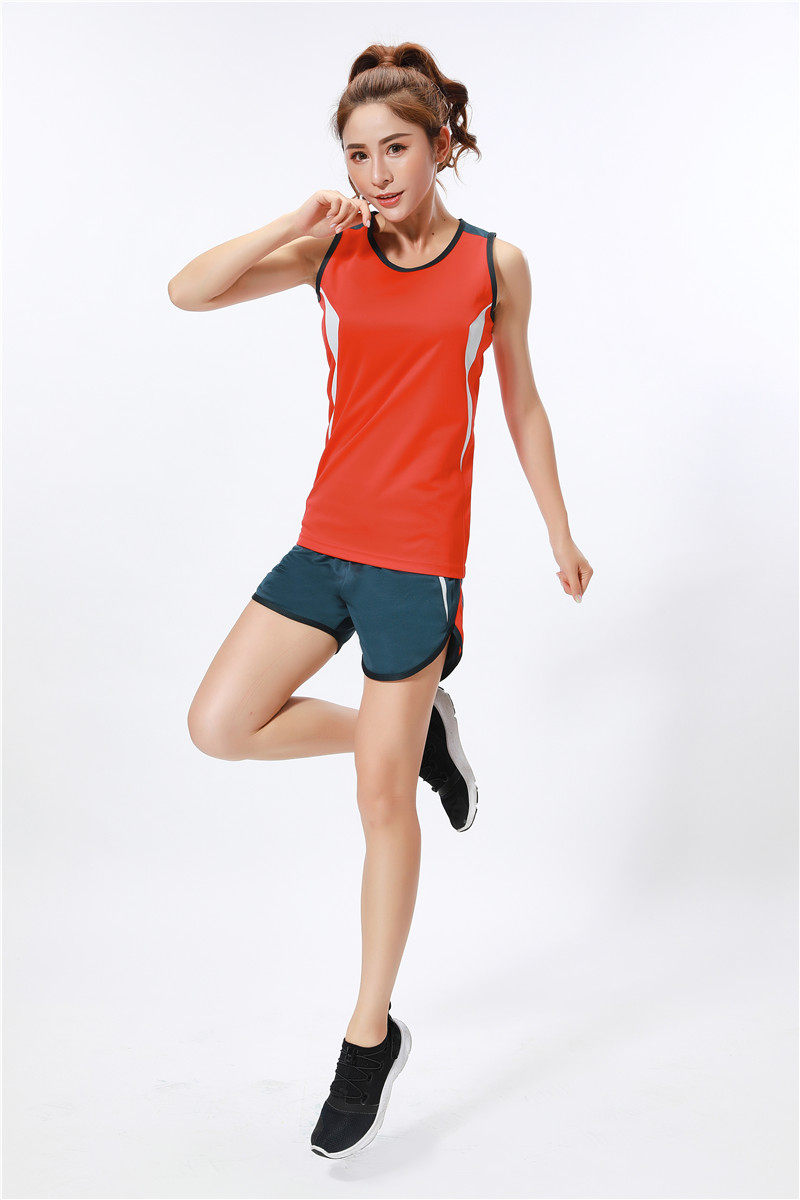 田径服男女款套装马拉松跑步比赛健身夏季训练衣儿童款运动服印字