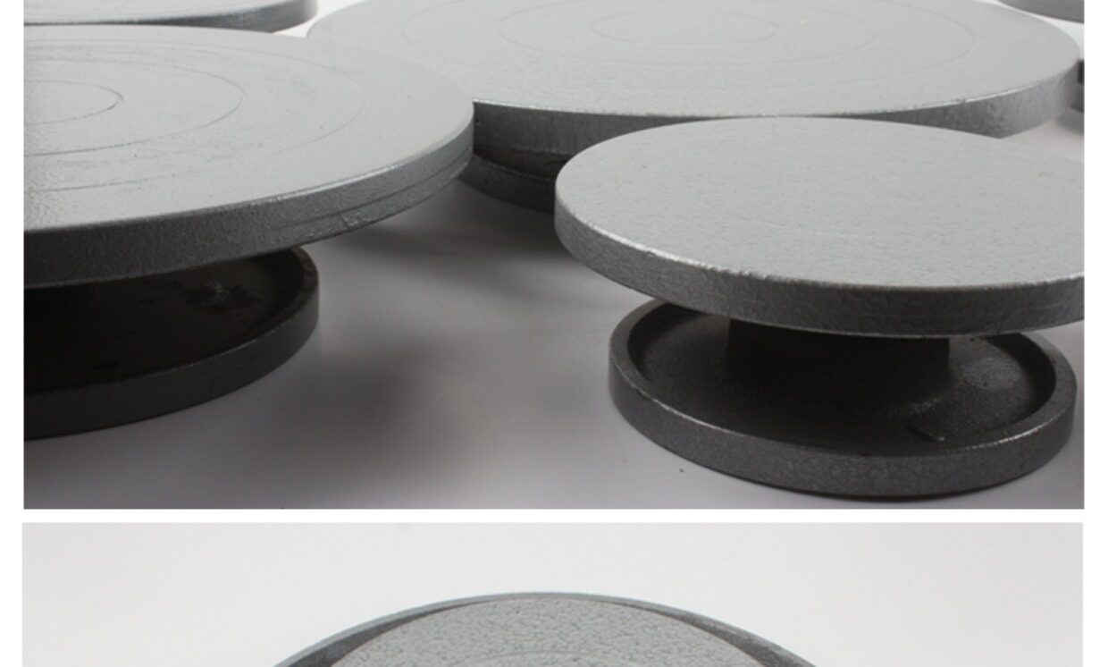 转台 转盘儿童 陶艺制陶工具 陶吧 陶泥陶艺转盘手动雕塑转盘_双氙