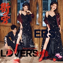 Photo studio theme clothing Tour couple photo photo dress fashion personality men and women Hip Hop Street shoot mix and match casual clothes