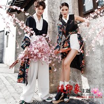 The new theme loverscostumes of the shadow building Costume National Tide Improvement Cartoon National Hanfu Alternative Street Racket to write a real gown
