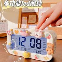 Internet Red Alarm Clock Ins Superfire Teenage Girl Hearts Princess Electronic Form Children Girl Intelligent Cute Sloth People Bulimia