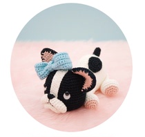 089 Puppy knitting drawings Doll Chinese illustration Crochet electronic hand book Wool tutorial