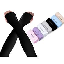 (4 pairs) UV protection sleeve female ice sleeve male summer ice silk price gloves arm guard wrist sleeve sleeve