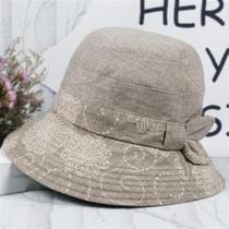 Big brimmed hat mother single hat female 70-year-old foreign-style elderly hat female autumn grandmother brain sun hat