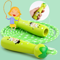 Childrens skipping rope kindergarten for beginners can adjust primary school childrens first grade childrens rope wooden toys