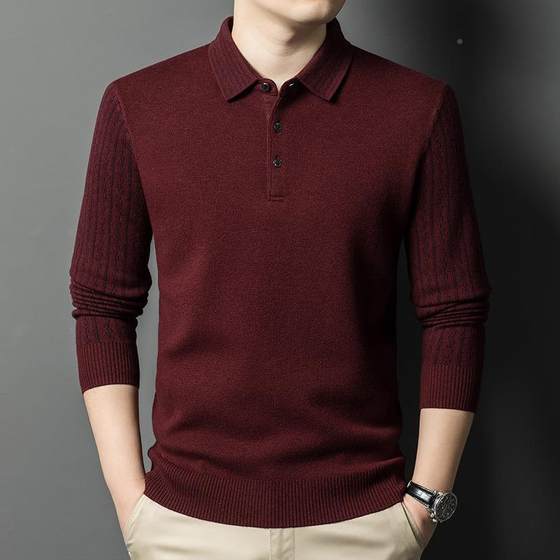 Autumn men's new cashmere sweater 241552 middle-aged and elderly sweater long color sleeves spanking winter knitted wool T-shirt men
Autumn men's new cashmere sweater 241552 middle-aged and elderly sweater long color sleeves spanking winter knitted wool T-shirt men