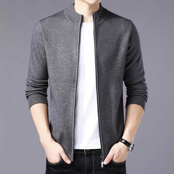 Winter men's jacket autumn and winter wool style Zhongqing 26-19877 Korean new version of casual sheep knitted zipper open sweater
Winter men's jacket autumn and winter wool style Zhongqing 26-19877 Korean new version of casual sheep knitted zipper open sweater