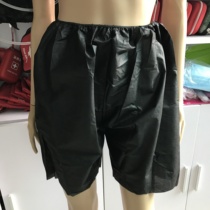 Disposable flat angle sauna pants shorts thickened widened mens underwear flat angle pants non-woven fabric bath pants Four corners
