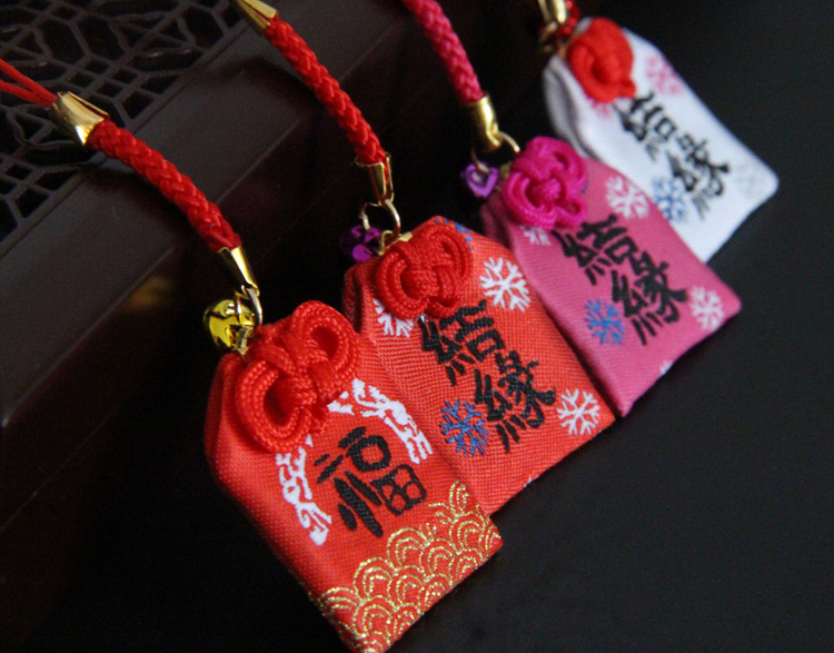 jy462 日本の御守挂件 日式和风护身符 结缘御守特色小手机链批发