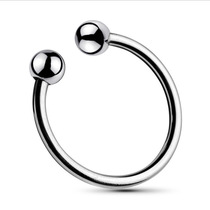 Male gay fun four-bead metal stainless steel penile ring JJ ring glans ring alternative penile lock ring