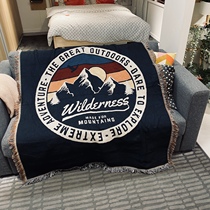 Nordic Outdoor Style Extreme Sports Trim Cloth Hanging Cloth Background Cloth Mountain Climbing Blanket