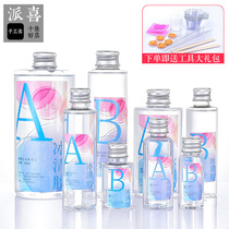 AB ice clear glue crystal drop glue transparent epoxy resin glue handmade material soft drop glue diy material mold UV glue