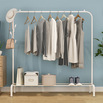 Drying rack floor-to-ceiling folding indoor single pole drying hanger bedroom hanger home simple cold clothes rack