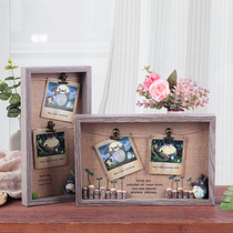 Hayao Miyazaki Totoro solid wood picture frame creative cute cartoon gift photo frame set table 5 inch 6 six inch printable photos