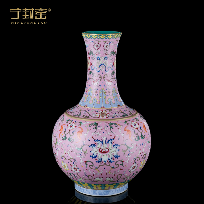 Better sealed up with pure manual imitation the qing yongzheng emperor qianlong lots of archaize ceramic vase orphan works [48] period