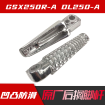 Suitable DL250 GSX250R rear pedal foot rest left right rear foot aluminum rear foot rest bracket mounting accessories
