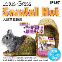 JP167 Zuli 168 big head straw sandals warm 169 winter warm bedroom rabbit guinea pig Chinchilla hibiscus grass
