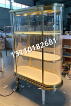 High-end jewelry display cabinet package luxury exhibition cabinet model handmade multi-layer glass cabinet customization