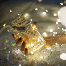 Dormitory room led small colored lights flashing lights copper wire lights starry stars Net red lights hanging lights decoration small bulbs