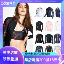 South Korea BARREL Surfing Speed Dry Sunscreen Jellyfish Wetsuit Diving Suit Swimsuit Swimsuit Woman