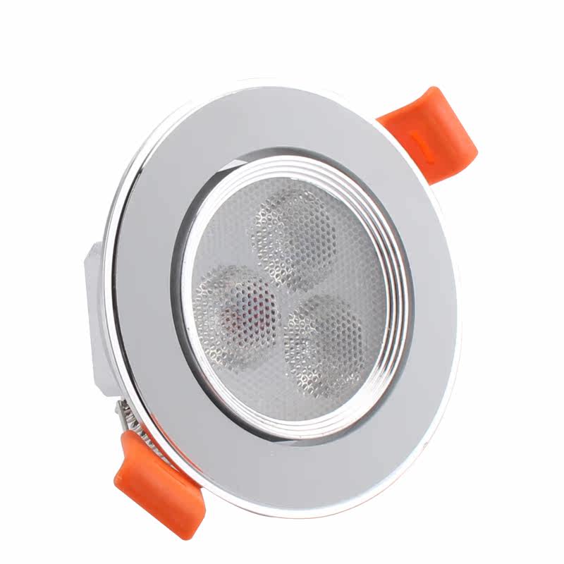 梅兰led射灯 3w 5w亮银牛眼灯客厅天花灯 正品背景墙灯led射灯