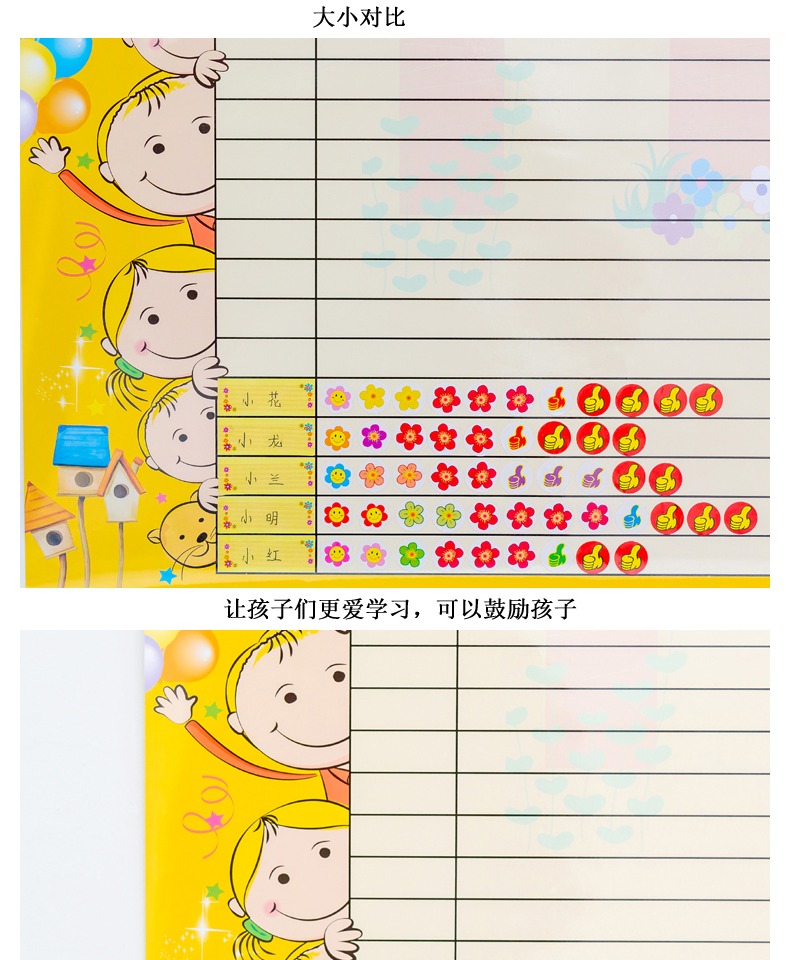 小学生班级布置文化墙贴幼儿园光荣榜评比栏小红花表扬栏教室竞赛