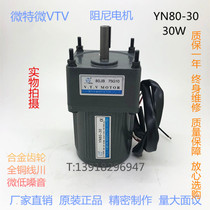 Micro-micro VTV30W gear reduction motor speed variable speed damping motor YN80-30-80JB75G10