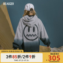 BEASTER little devil grimace autumn gradient couple tide brand hip-hop sweater mens national tide loose men hoodie