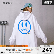BEASTER Little Devil Ghost Face Fashion Minimalist Sweatshirt 2021 New Oversize Hoodie