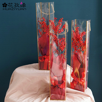 Valentines Day new is not you the transparent flower handbox Rose box floral bouquet packaging materials