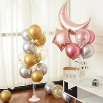 Wedding birthday decoration floating balloons wedding mall activity counter bar restaurant floating empty table floating balloons
