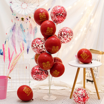 Balloon column falling ground bracket base wedding wedding room wedding road leading party birthday decoration scene layout