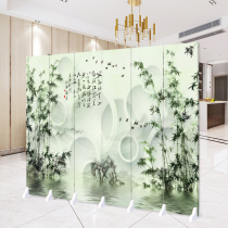 Screen partition stylish simple modern living room hotel hotel mobile folding bedroom simple fabric folding screen straightened