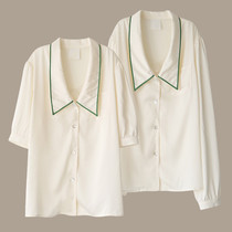 VIRRI CIAGA good to wear is wang elegant French light retro solid color silk pajamas womens suit