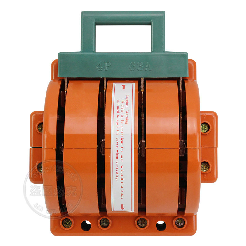 4p 63a双投双向倒顺闸刀开关 双电源转换切换隔离三相四线电刀闸
