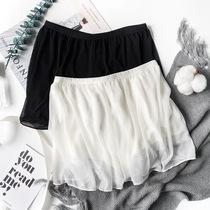 Safety shorts womens summer defense can wear thin size non-curled double-layer lace bottom underwear two-in-one