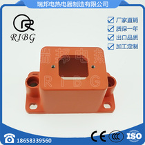 Hot runner mold temperature control box heavy duty rectangular connector Aviation plug aluminum alloy 5-core junction box
