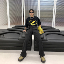 21SS new kkk we11done short-sleeved T-shirt color dot logo printing loose casual tops for men and women